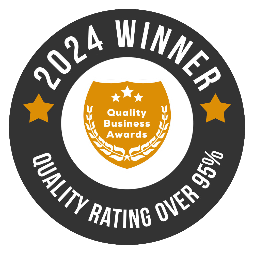 2024 Winner badge for St Albans Plumbing & Electrical Ltd, awarded by Quality Business Awards for achieving a quality rating over 95% and we're proud to say that our team has done just that! Thank you to all our customers for your unwavering support and trust. Your satisfaction is what drives us to be the best.